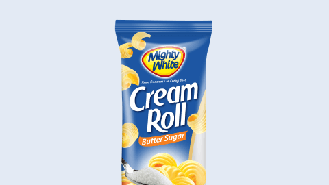 Mighty White Cream Roll Butter Sugar