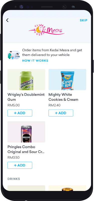 Screen Deliver2me Order Item