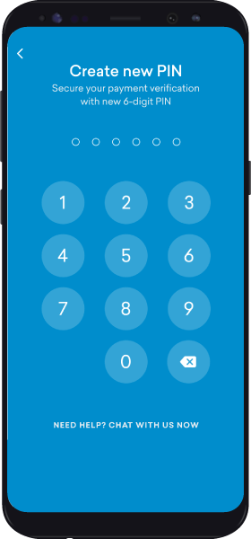 Screen Onboarding Pin Number