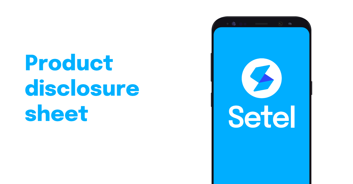 Product Disclosure Sheet | Setel