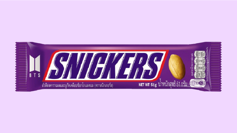 1. Bts Le Packing Snickers Peanut Single 51g