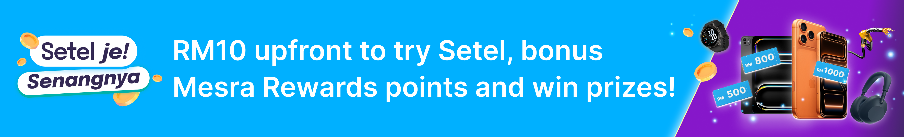Web Banner Setel Je! Senangnya Desktop X1