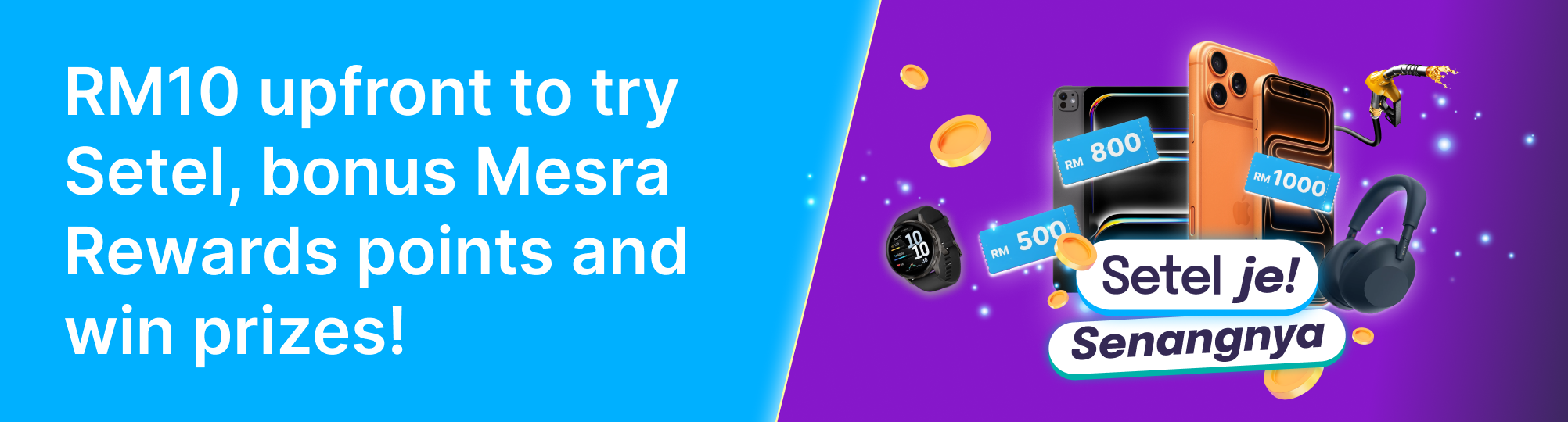 Web Banner Setel Je! Senangnya Md X1