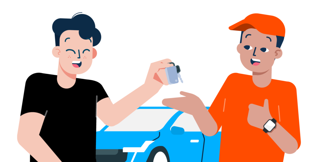 Mytukar Illustration Sell Car