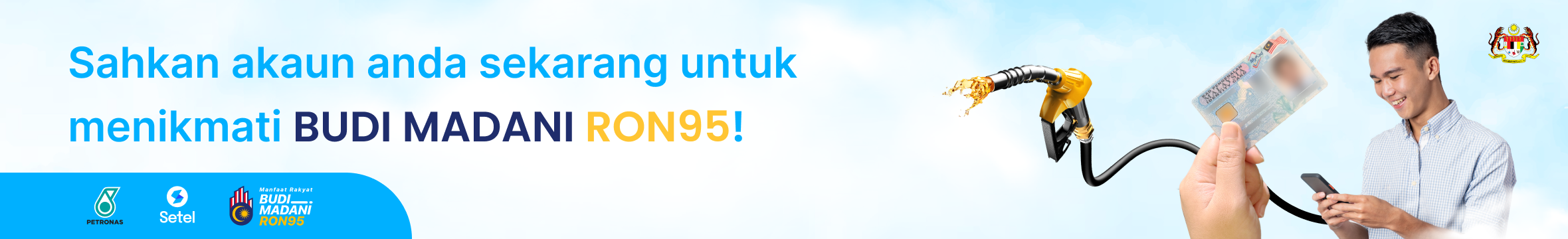 Setel Budi95 Verify Now Banner