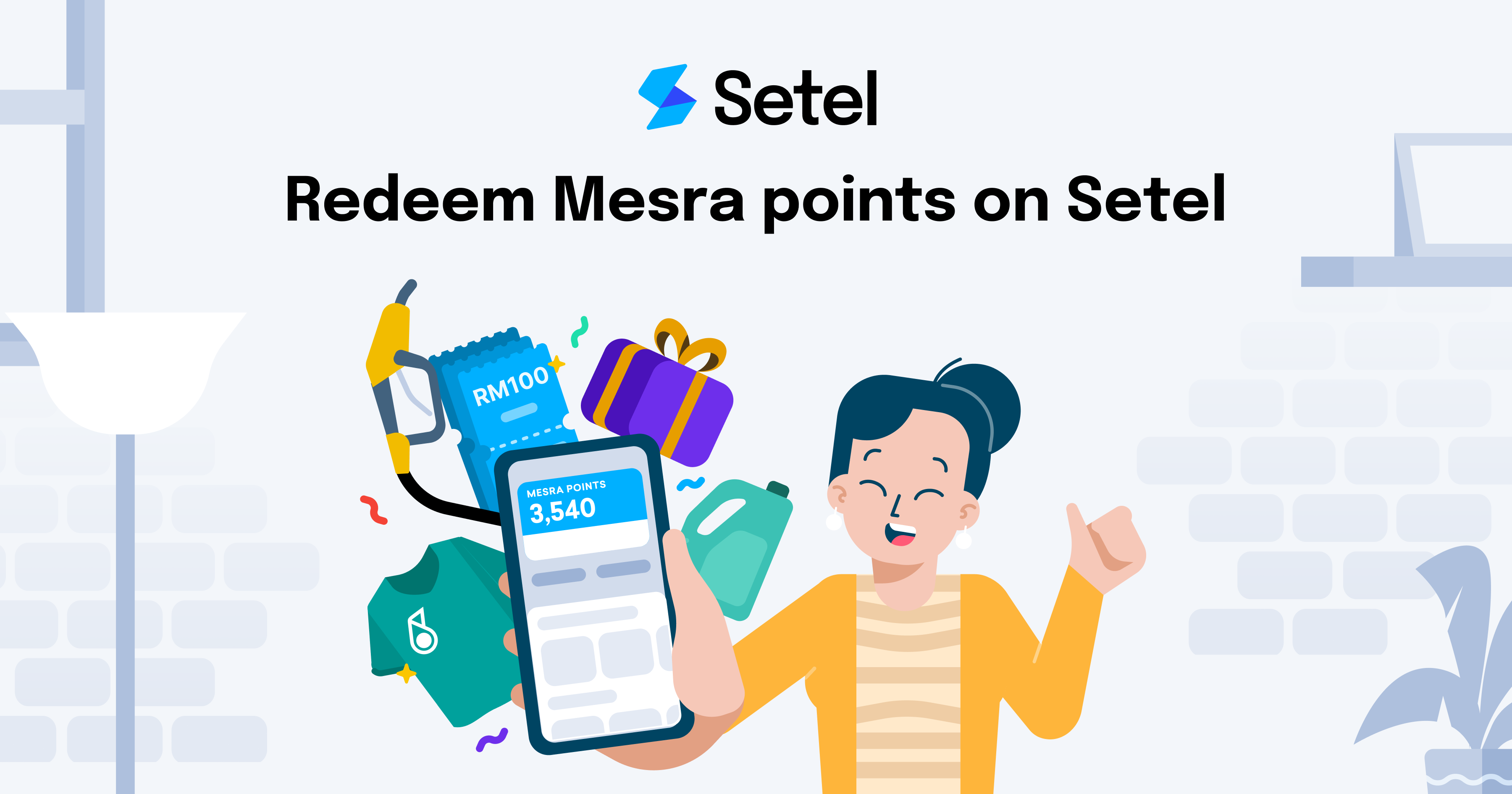 Redeem Mesra points for fuel & rewards | Setel