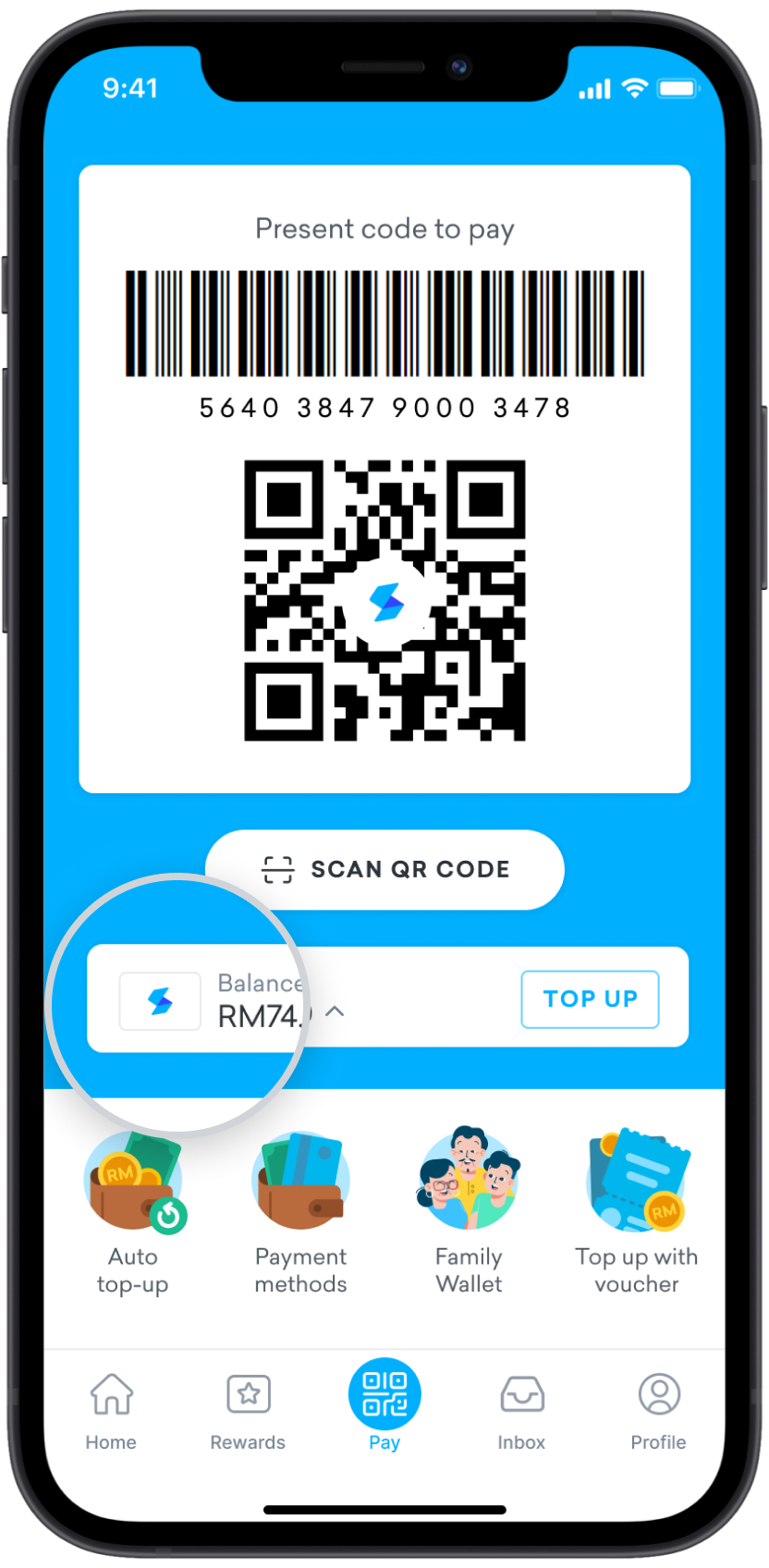 Scan&pay Step 2