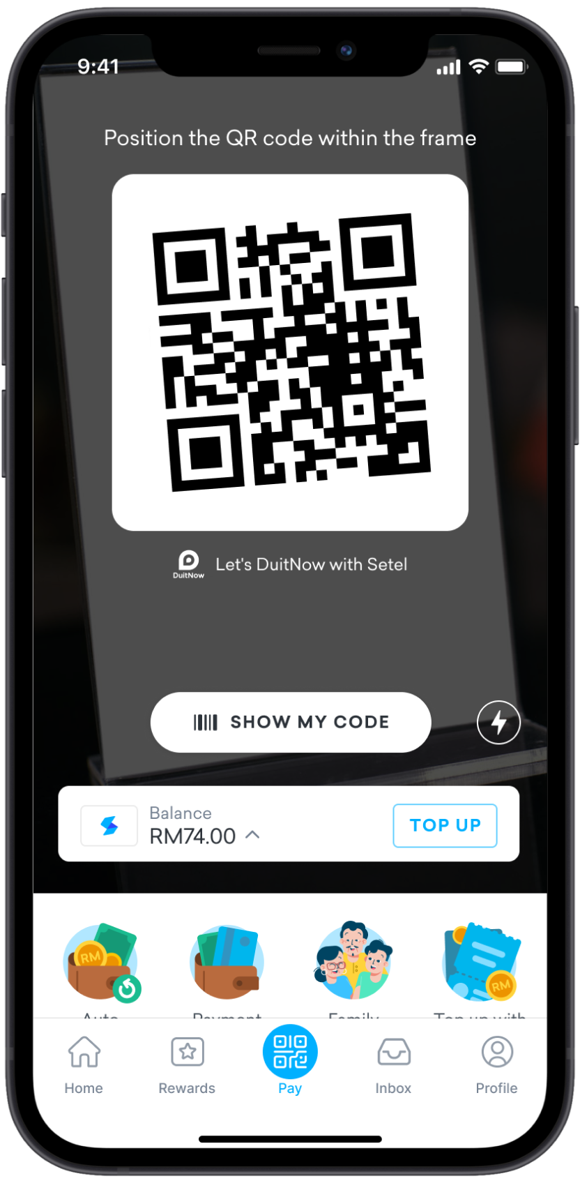 Scan&pay Step 6