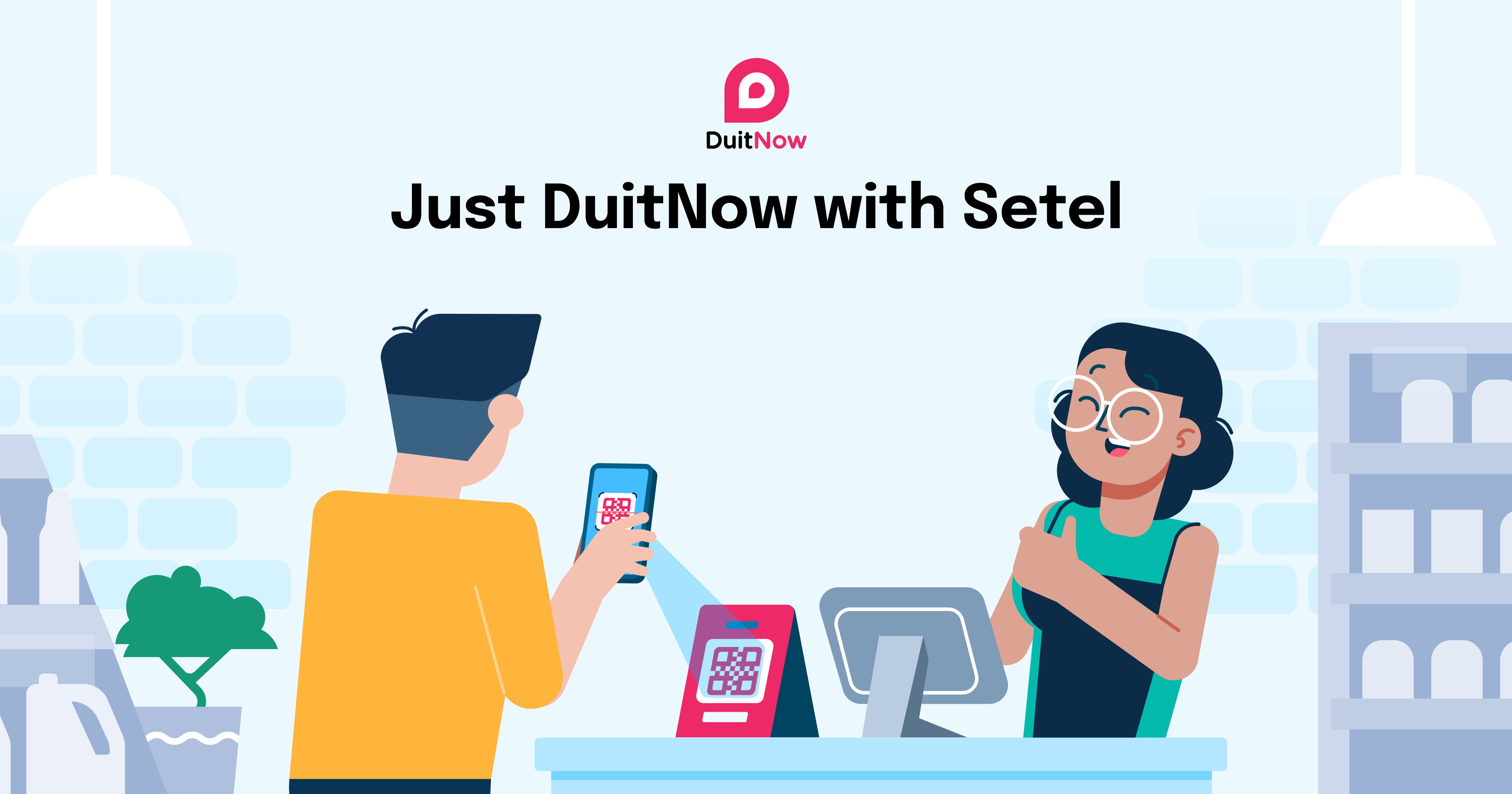 Scan & pay with DuitNow QR Setel