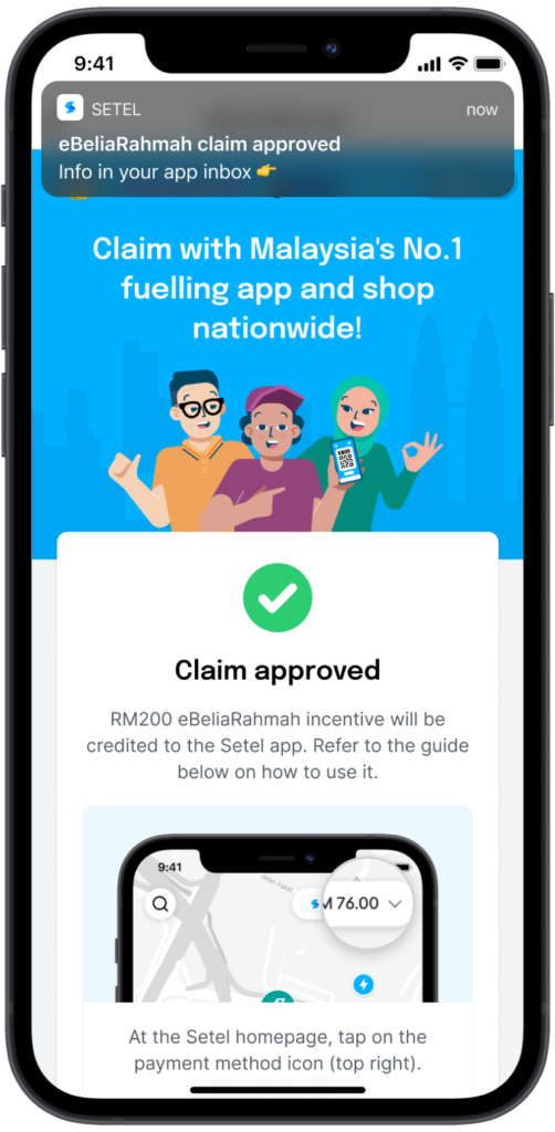 eBeliaRahmah, now on Setel