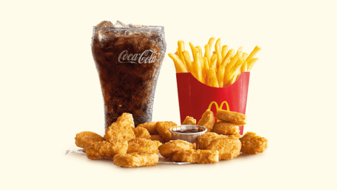 20pc Chicken Mcnuggets Mcvalue Meal Medium