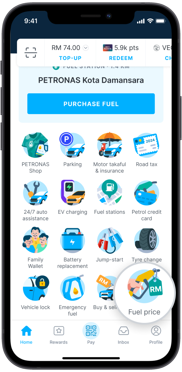 Homepage 3.0 Fuel Price