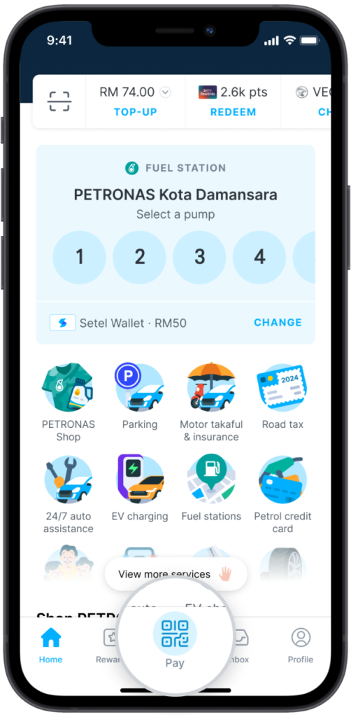 Scan & pay with DuitNow QR Setel