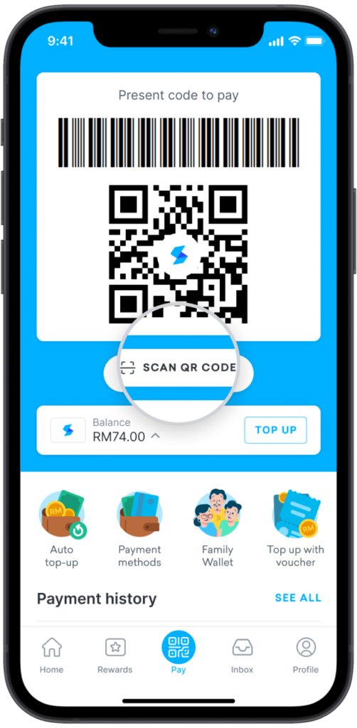 Scan & pay with DuitNow QR Setel