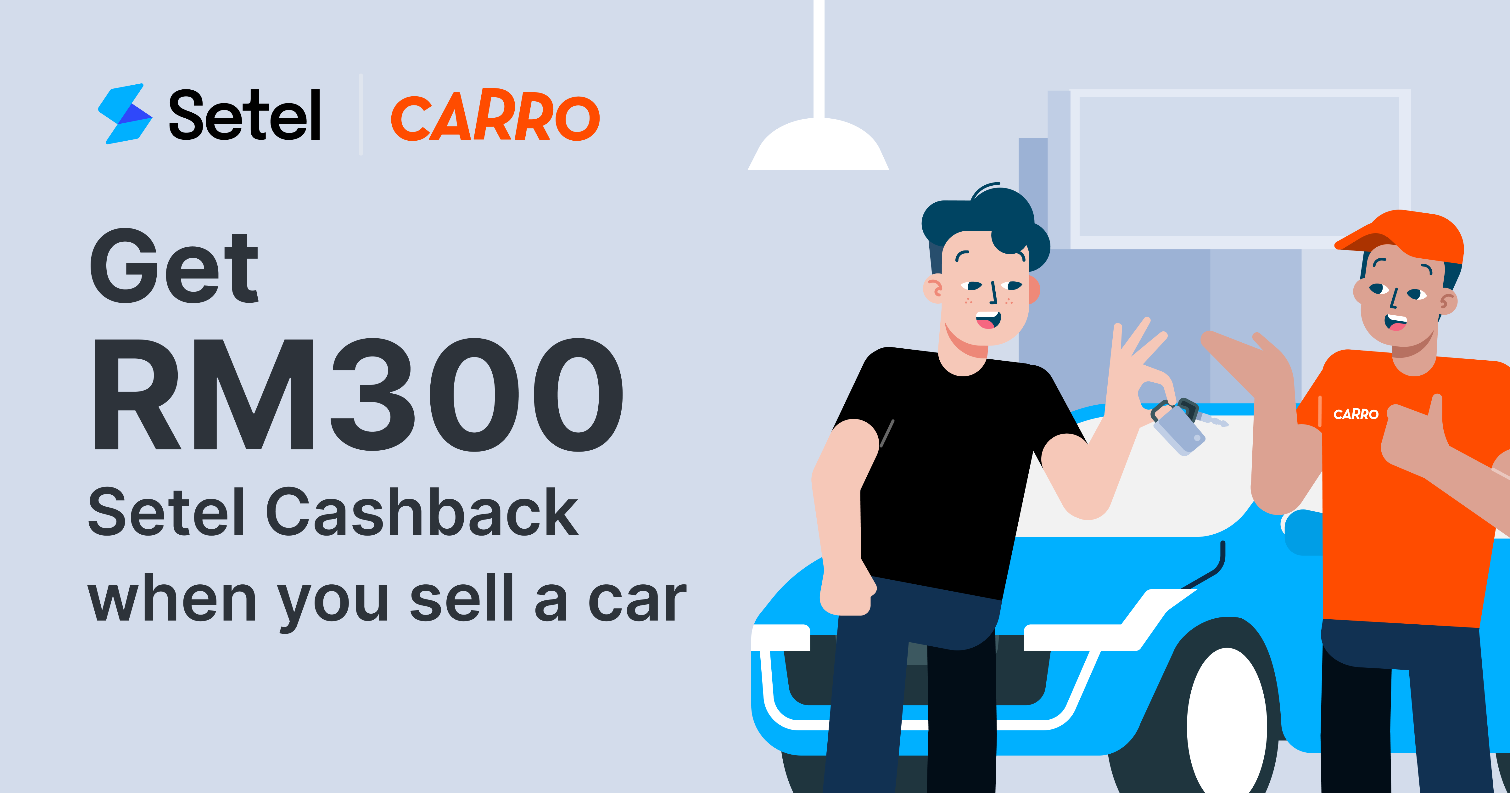 Sell your car on Carro