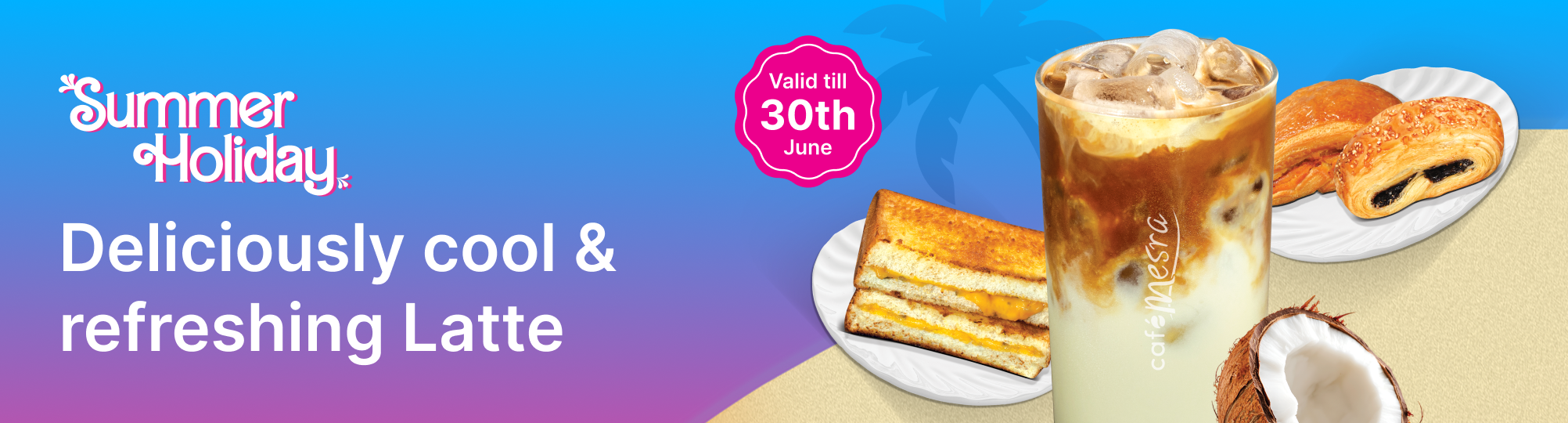 Web Banner Summer Holiday Promo Tablet