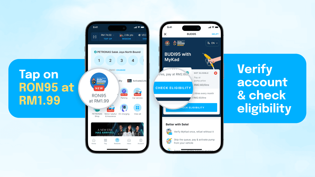 Budi95 Eligibility Verification With Setel App – Check Ron95 Fuel Subsidy Access