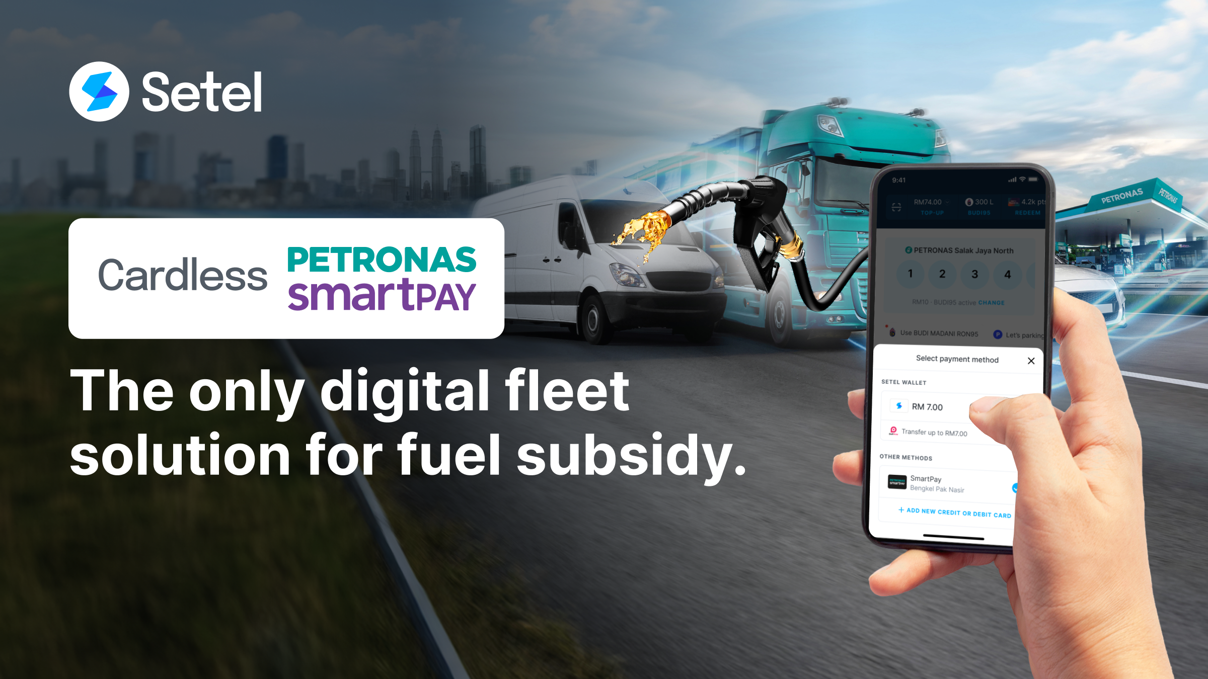 Skds Diperluas - Setel's Cardless Petronas Smartpay
